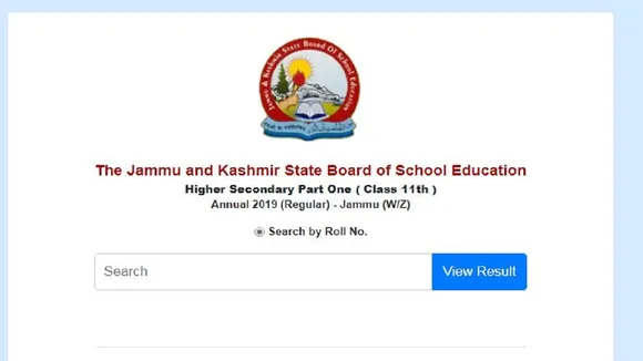 JKBOSE Class 11 Jammu Division Result