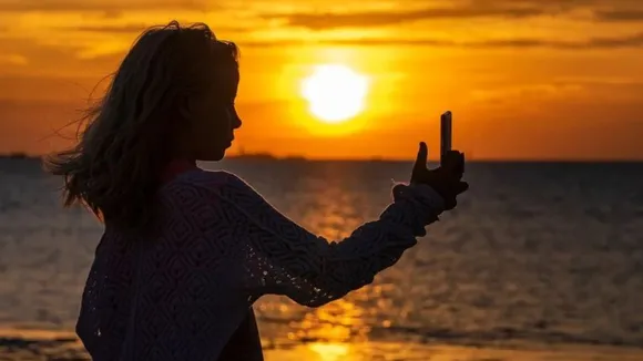 Girl selfie