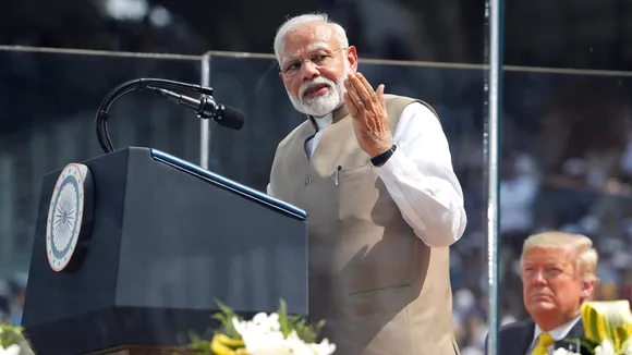 Modi in Motera Reuters