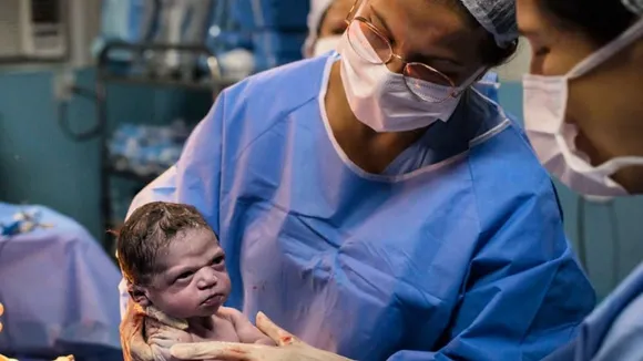 grumpy baby viral