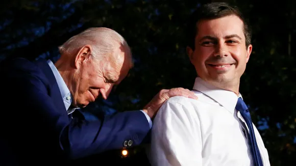 Pete Buttigieg and Joe Biden