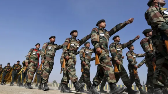 Indian Army troop file photo