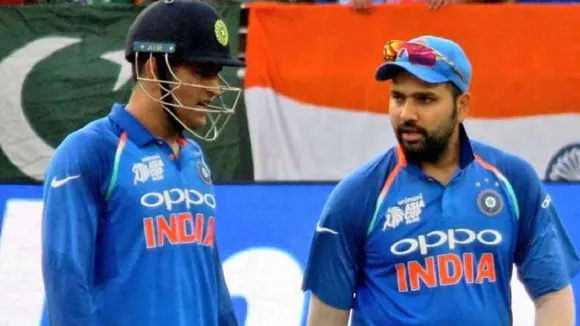 dhoni rohit