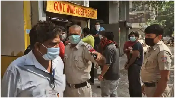 Liquor shops opened