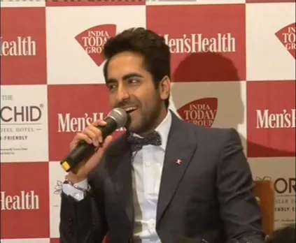 Ayushmann Khurrana unveils the cover of a health magazine