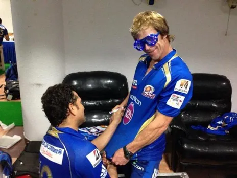 Mumbai Indians celebrate CLT20 win