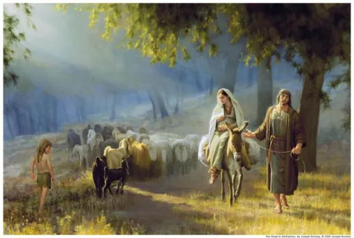 Paintings depicting birth of Christ!