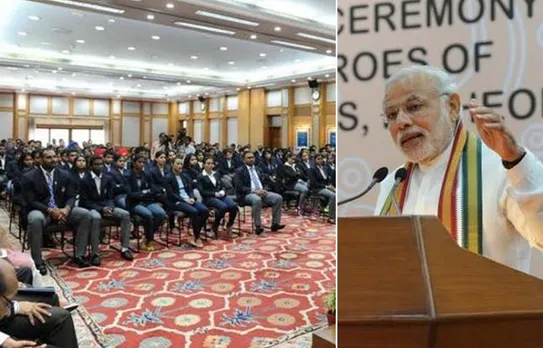 This is how PM Modi lauded Asiad athletes on breakfast