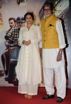 Big B, Vidya Balan at TE3N trailer launch