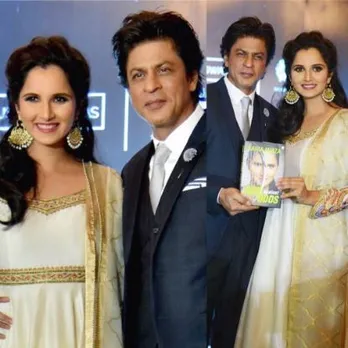 Shah Rukh Khan unveils Sania Mirza's autobiography