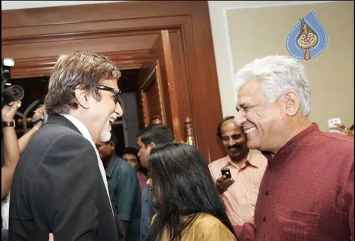 Amitabh Bachchan shares pictures with late actor Om Puri