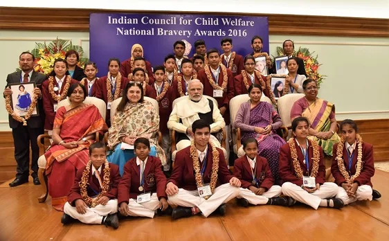 In pics | PM Modi presents National Bravery Awards to young courageous kids 