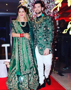 Neil Nitin Mukesh Rukmini Sahay wedding reception pics