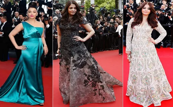 Aishwarya Rai Bachchan five best looks at Cannes film  festival