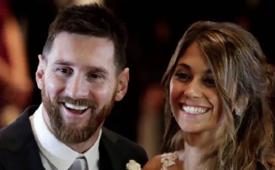 In pictures Lionel Messi marries childhood sweetheart Antonella Roccuzzo