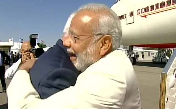 PM Modi gets heartwarming welcome by Israeli PM Benjamin Netanyahu at Ben Gurion Airport, Tel Aviv 