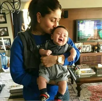 Taimur Ali Khan steals attention as he poses for shutterbugs Check out his cute pictures
