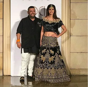 India Couture Week 2017 Disha Patani turns muse for Manav Gangwani slays it on ramp