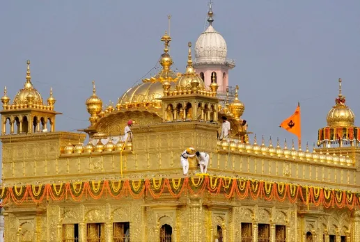 Prakash Parv of Guru Granth Sahib Catch some glimpses of holy Sikh festival at Golden Temple in Amritsar