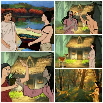 Ramayana through illustrations Aranya Kand Part I