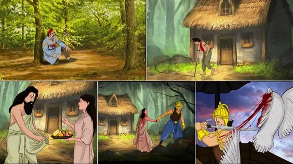 Ramayana through illustrations Aranya Kand Part II