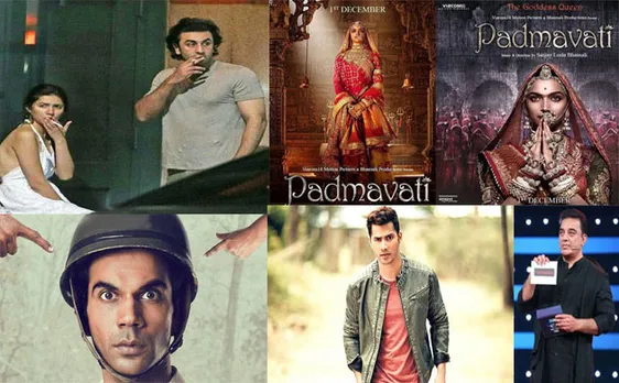 Ranbir Kapoor Mahira Khan pics Rajkummar Rao Newton Padmavati poster Bigg boss tamil Varun Dhawan ABCD 3