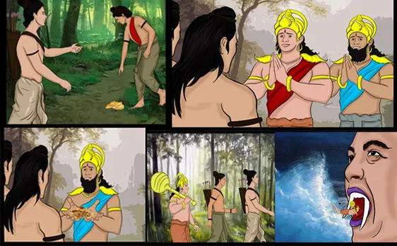 Ramayana through illustrations Kishkindha Kand