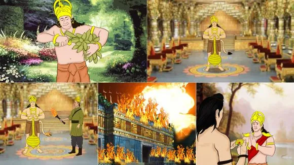 Ramayana through illustrations Sundara Kand II