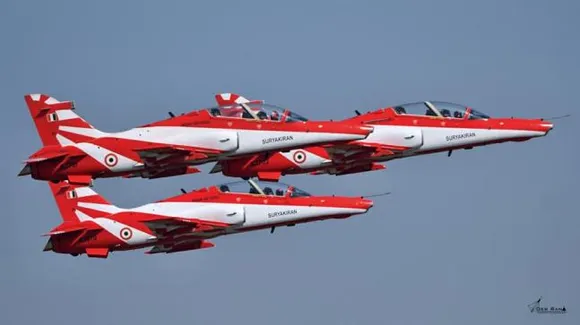 Surya kirans IAF s Aerobatics team whose death defying manouevers leave audience spellbound