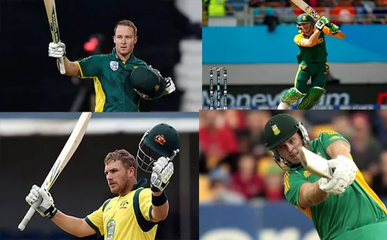 Top 5 fastest centuries in T20 Internationals David Miller Richard Levi Faf Du Plessis Aaron Finch Chris Gayle