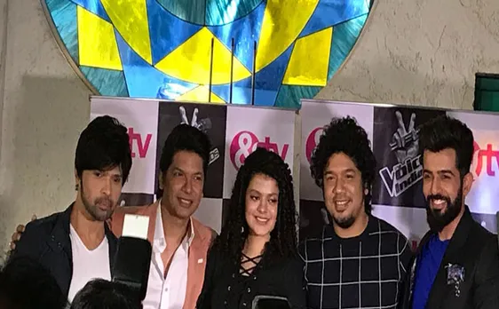 Voice India Kids season 2 Himesh Reshammiya Shaan Palak Muchhal Papon launch the show in Mumbai