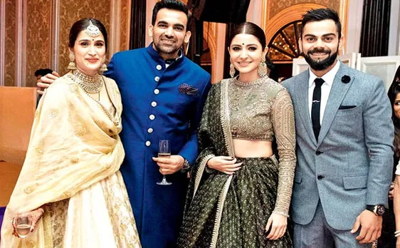 Zaheer khan-Sagarika Ghatge wedding reception