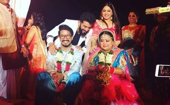 Bharti Singh Haarsh Limbachiyaa wedding pictures in Goa Gurmeet Chaudhary Ada Khan Anita Hassanandani