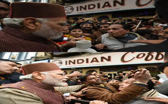 PM Modi sips coffee on Mall Road in Shimla takes a trip down memory lane