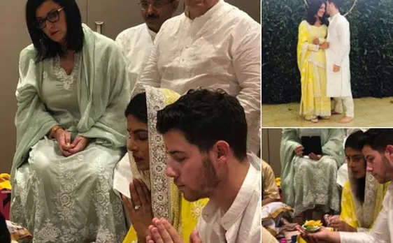 Priyanka Chopra-Nick Jonas engagement, roka ceremony photos