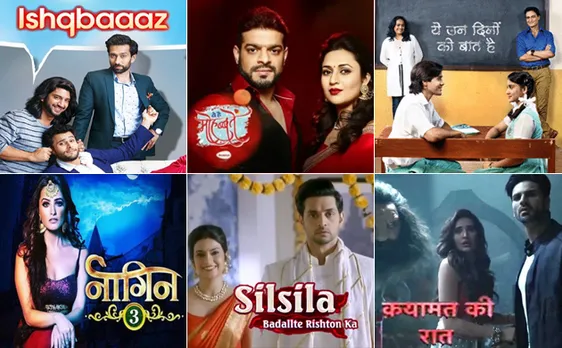 BARC report for Top TV serials Naagin Ishqbaaaz ye hain mohabbatein Ye un dinon ki baat hai