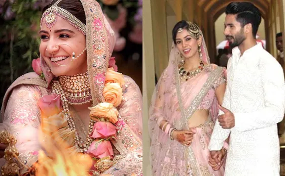 From Anushka Sharma to Mira Rajput: 7 celebrity brides who proved that â€˜Pink is the new Redâ€™