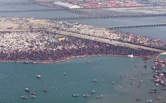 Kumbh 2019: Breathtaking aerial photos taken at Sangam in Prayagraj