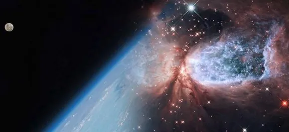 Nasa stunning pictures to drive away Monday blues NASAHubble Space Telescope International Space Station  ISS celestial star moon earth sun