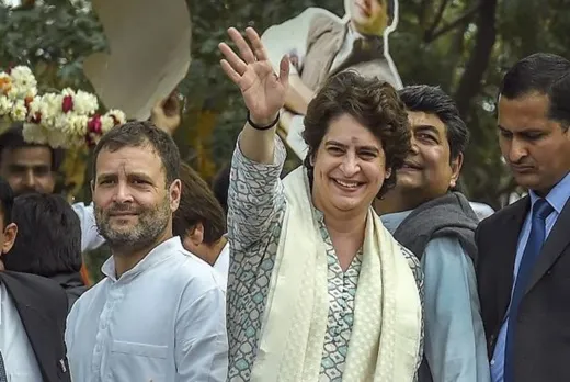 Priyanka Gandhi roars into UP with mega roadshow to woo voters ahead of Lok Sabha Elections 2019