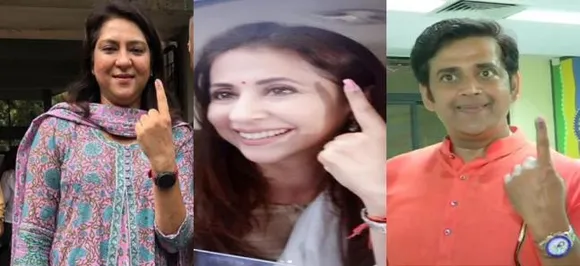 Lok Sabha Elections 2019 Political bigwigs exercise their franchise in Round 4