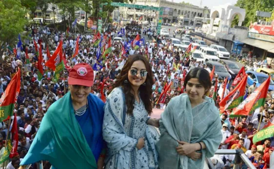 In pics: Sonakshi campaigns for mother Poonam Sinha in Lucknow