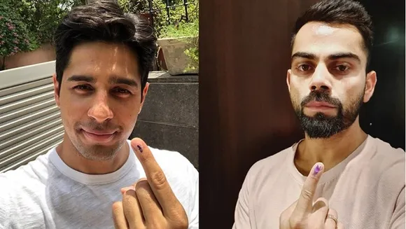 In Pictures: From Virat Kohli to Sidharth Malhotra - celebrities turned up to cast ballot in Phase 6