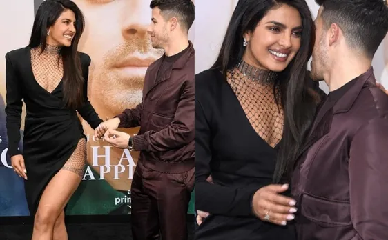 Priyanka Chopra is setting hair-raising fashion goals in thigh-high slit Galia Lahav black gown 