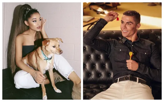 Five celebs with the most number of followers 