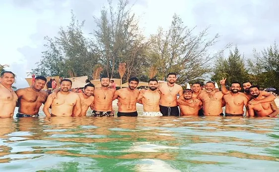 In pics - Virat Kohli and team have a fun day out in the beaches of the Caribbean