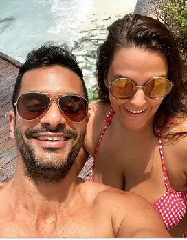 Neha Dhupia and Angad Bedi's Maldives pics will make you green with envy