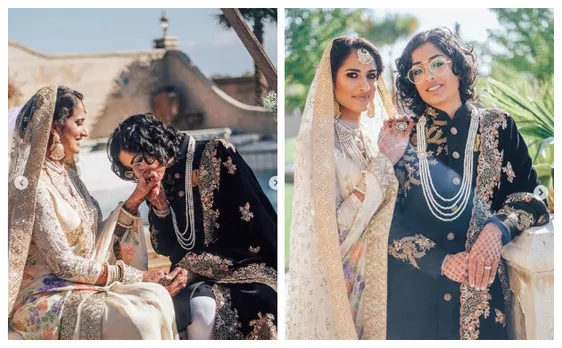 Here Comes The Pride And The Bride! This Lesbian Couple Wedding Pics Are Everything Divine