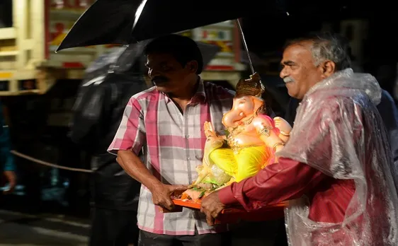 In Pictures: Mumbai Echoes With 'Ganapati Bappa Morya' As Lord Takes Leave