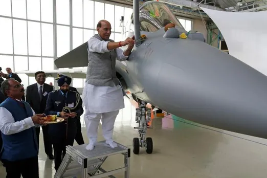 Rajnath Singh Receives First Rafale Jet, Offers Shastra Puja, Takes A Sortie